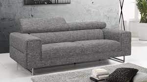 Questions fréquentes sur la housse de canapé gris chiné quelle dimension choisir ? Canape 3 Places Tissu Design Gris Avec Dossiers Hauts Gris