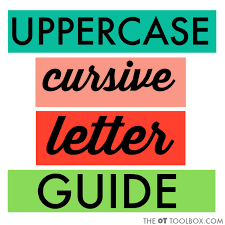 536k members in the handwriting community. Upper Case Cursive Letter Formation The Ot Toolbox