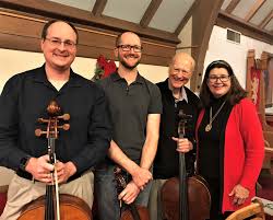 Great to have Ed Wharton (viola) and Brian Wharton (cello) joining us for  Morning Prayer today. What a wonderful gift of music to celebrate the  birthday of Ludwig van Beethoven (born in