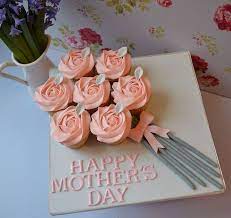 Our very best cakes for mom from the geniuses who create delightful, distinctive desserts. Mother S Day Bouquet On Iced Board Mothers Day Cupcakes Mothers Day Cake Cake Bouquet