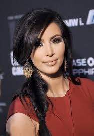 Its an african hairstyle that has been around longer than kim. Kim Kardashian Side Fishtail Braid With Bangs Hairstyles Weekly