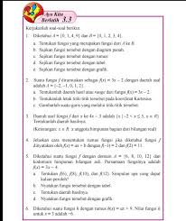 Jawaban Buku Paket Matematika Kelas 8 Semester 1 Halaman 114 Ayo Kita Berlatih 33 Kumpulan Soal