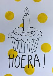 1 Jaar Kaarten Maken Handletteren Verjaardagskaart Ideeen Verjaardag Kaarten
