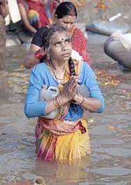 Gange Bagno Sacro India India Sacramento