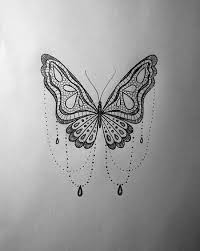 Black and white butterfly tattoo. 20 Butterfly Tattoo Designs