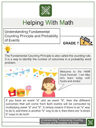 Understanding Fundamental Counting Principle Probability Worksheets