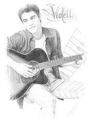She got her talent from her mother, maria, a famous singer who. Coloring Page Violetta Tomas Heredia 3 Coloring Pages Disney Coloring Pages Barbie Coloring Pages
