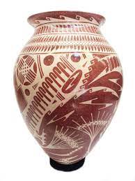 Vasija Especial Familia Bugarini Www Estilomexican Mataortiz Chihuahua Ceramica Alfareria Vasija American Indian Pottery Indian Pottery Pottery Art