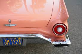 Image result for Sunset Coral 1957 Thunderbird