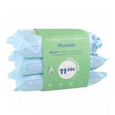 Toallitas Mustela pack 3 unidades