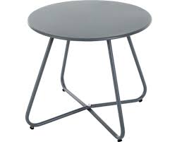 Auf dem balkon kann man an einem kleinen beistelltisch gut frühstücken. Beistelltisch Garden Place O 42 Cm H 45 Cm Anthrazit Bei Hornbach Kaufen