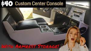 How To Build A Center Console On A Budget | $40 Custom Console Challenge -  Youtube