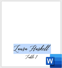 Place cards direct guests to their seats consistent with a planned seating arrangement. How To Print Place Cards