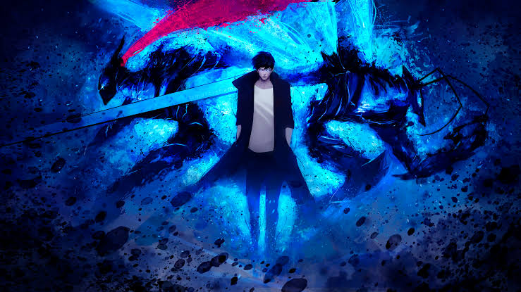 Fond d'écran Solo Leveling – Variantes bleu et violet (OC) : r/anime