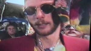 Danny! He looked to the side because he said his eyes were sensitive to the  flash. I snuck back stage after the final show at the Universal  amphitheater in 1995. The black