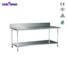Unlike the kitchen island, a work table offers extra counter space for prepping food and getting work done in the kitchen but it doesn't focus on also adding storage space. China Cheering Commercial Assemble Four Layer Stainless Steel Kitchen Work Table China Stainless Steel Work Table Work Top Cabinet