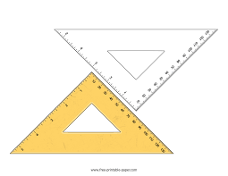 triangle ruler free printable paper