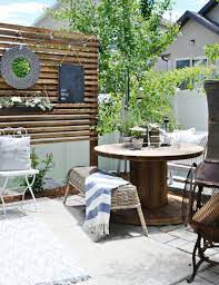 63 Awesome Small Patio On Budget Design Ideas Diy Patio Patio Design Small Backyard Patio