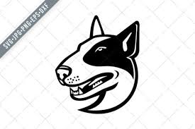 Free svg files to download and create your own diy projects using your cricut explore, silhouette cameo and more. Head Of Bull Terrier Dog Side Mascot Graphic By Patrimonio Creative Fabrica