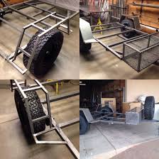 Fabrication Of Trailer Frame For All Over Rover Jeep Trailer Welding Trailer Off Road Camper Trailer