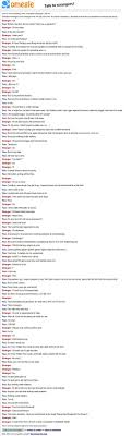 What are some truly epic omegle conversations? - Quora
