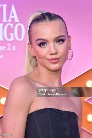 Emma Brooks McAllister attends the premiere of "Olivia Rodrigo:... News  Photo