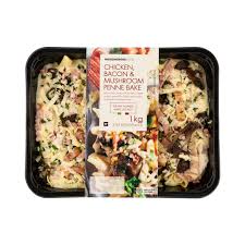 A wonderfully comforting chicken pasta bake, this can be made ahead and will go down really well with the family. Chicken Bacon Mushroom Penne Bake 1 Kg Woolworths Co Za