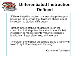 Differentiated Instruction Powerpoint For Pd Workshop