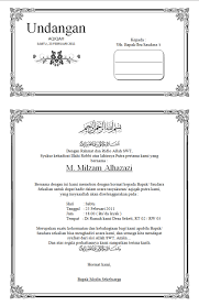 This document was uploaded by user and they confirmed that they have the permission to share it. Download Contoh Surat Undangan Aqiqah Doc
