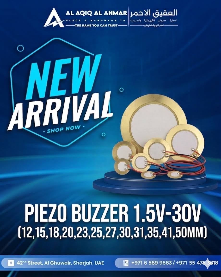 Piezo Buzzer 1.5V–30V (Multiple Sizes Available) product image