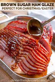 Brown Sugar Ham Glaze Made From Brown Sugar Orange Juice Honey And Spices Is The Perfect Addition To Ham Glaze Recipe Ham Glaze Brown Sugar Honey Baked Ham