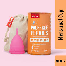 Buy Reusable Menstrual Cup (Medium ) with Pouch Online @ Best Price - Sirona