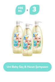uni baby sac ve vucut sampuan 700 ml 3 lu fiyati yorumlari trendyol