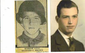 My great grandpa Pfc. Gilbert E. Roberts was killed in action in the South  Pacific in 1944, just days after his brother Wilbert, who was killed in  action in Italy. Just months