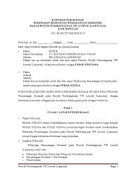 Surat kontrak kerja proyek ini bisa digunakan, misalnya, untuk pembangunan proyek properti atau sejenisnya. Kontrak Perjanjian Borongan Keramik Tpi Luwuk Lanjutan