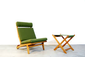 Danish Ap71 Folding Lounge Chair Footstool By Hans J Wegner For Ap Stolen 1960s Hans J Wegner A P Stolen Vinterior