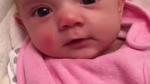 8 Week Old Baby Says I Love You To Mom Youtube