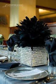 45 New Year S Eve Table Decoration And Setting Ideas That Guests Cannot Stop Admiring Dinner Decoration Great Gatsby Party Feather Centerpieces