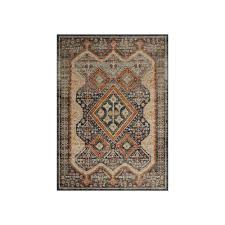 Brilliant crimson dominates the color scheme of this finely detailed tapestry, offset with shades of cool blue as well as creamy and dark neutrals. Multicolor Jordana Area Rug Blue Orange Multi Synthetic Fibers 8 X 10 By World Market In 2021 Antique Inspiration Rugs Area Rugs