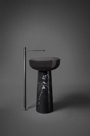 Black And White Comfort Room Albume Bolo Marquinia Freestanding Round Washbasin Design Idee Lupo