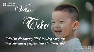 Tên Văn Tảo: Ý nghĩa, Phân tích, Phong thủy và Thần số học