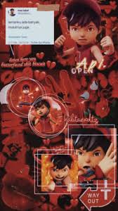 Jelajahi koleksi hidung, kartun, karakter gambar logo, kaligrafi, siluet kami yang luar biasa. Wallpaper Boboiboy Api Mb Titod Kartun Animasi Ilustrasi Karakter