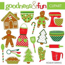Buy 2 Get 1 Free Holiday Baking Clipart Digital Christmas Clipart Instant Download Clip Art Freebies Clip Art Free Clip Art