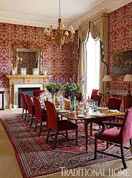 Before And After Must See English Manor Home Interior Design Dining Room Beautiful Dining Rooms Dining Room Wallpaper