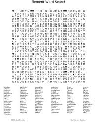 Review The Periodic Table With A Fun Element Word Search Words Chemistry Worksheets Periodic Table