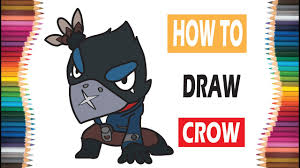 How to draw crow | brawl stars. Drawing Crow For Kids Brawl Stars Drawing Brawl Stars Kids Videos Kids Can Draw Youtube