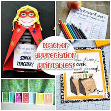 Can you guess what topped the list? 17 Teacher Appreciation Printables Happiness Is Homemade