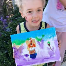 The kids spent the day learning about & reflecting