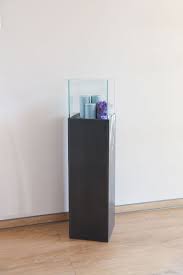 Windlichtsaule Kerzenhalter In Beton Optik Candela Anthrazit Kerzenhalter Licht Glaswurfel