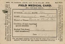 The online medical marijuana card process explained. Field Medical Card May 1917 Onview Digital Collections Exhibits